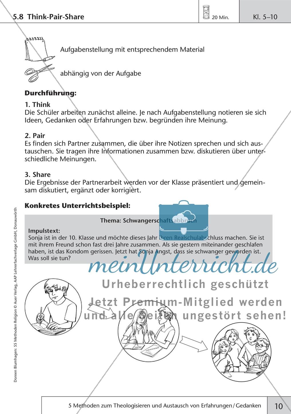 Methoden Religion: Theologisieren und Gedankenaustausch Preview 12