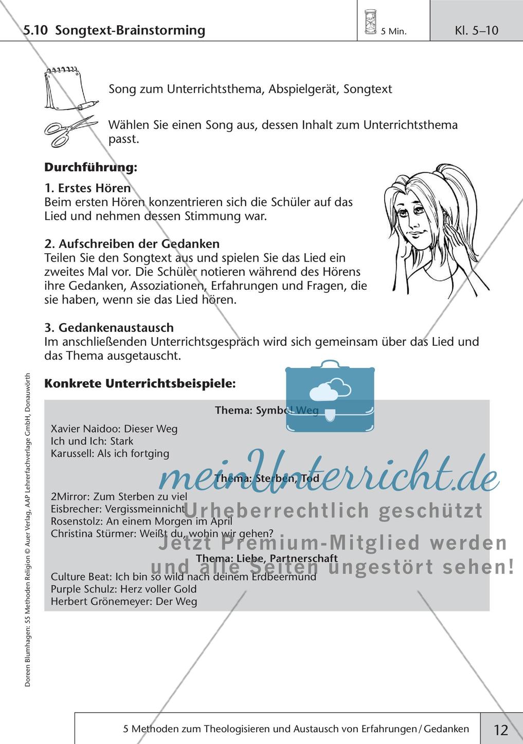 Methoden Religion: Theologisieren und Gedankenaustausch Preview 14