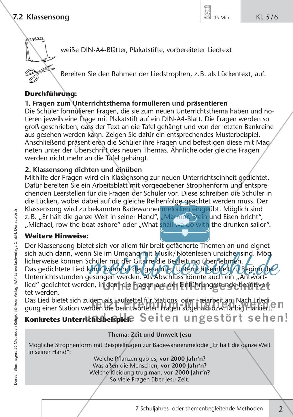 Methoden Religion: Schuljahres- und themenbegleitende Methoden Preview 4