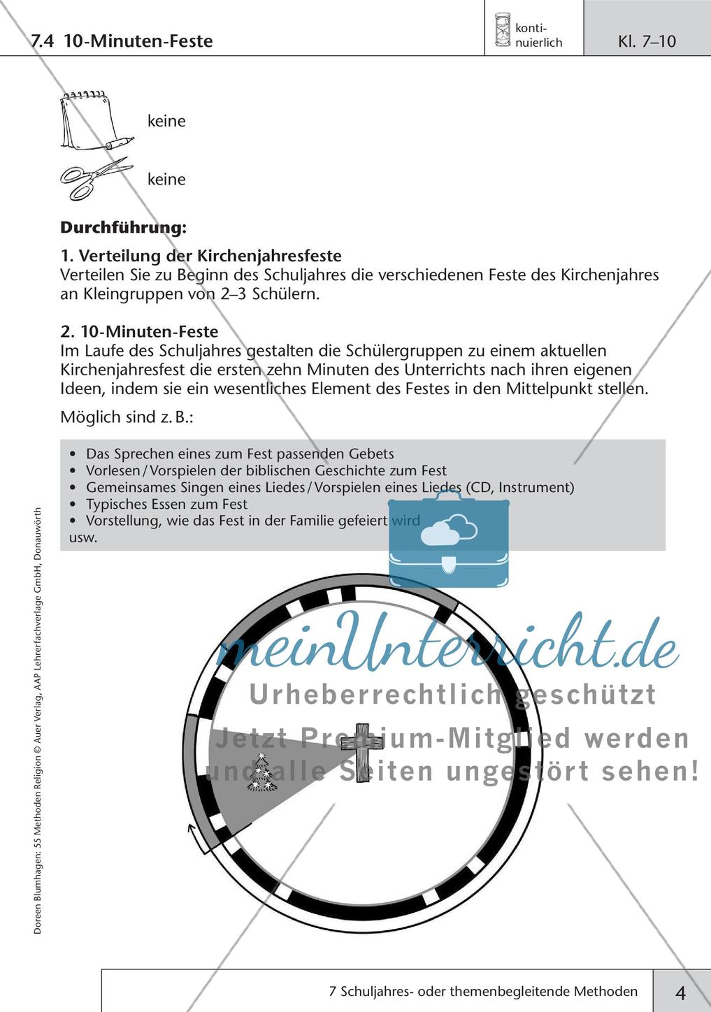 Methoden Religion: Schuljahres- und themenbegleitende Methoden Preview 6