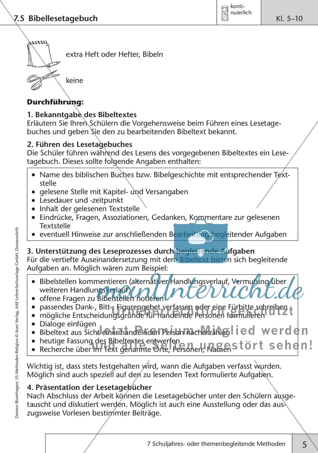 Methoden Religion: Schuljahres- und themenbegleitende Methoden Preview 7