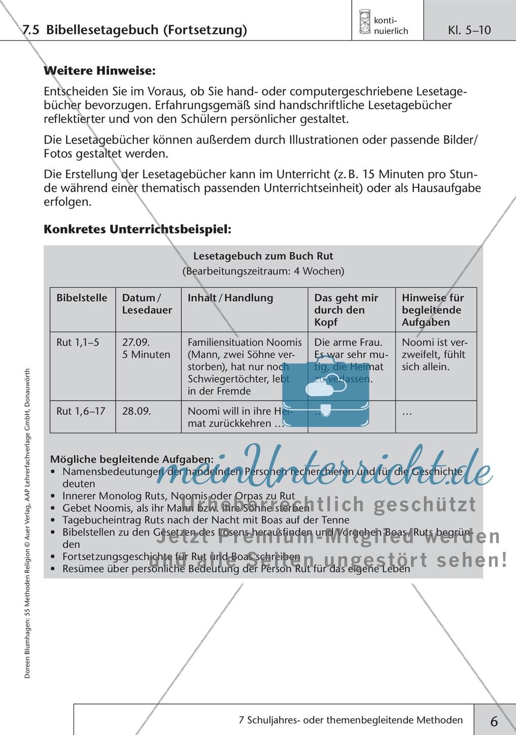 Methoden Religion: Schuljahres- und themenbegleitende Methoden Preview 8