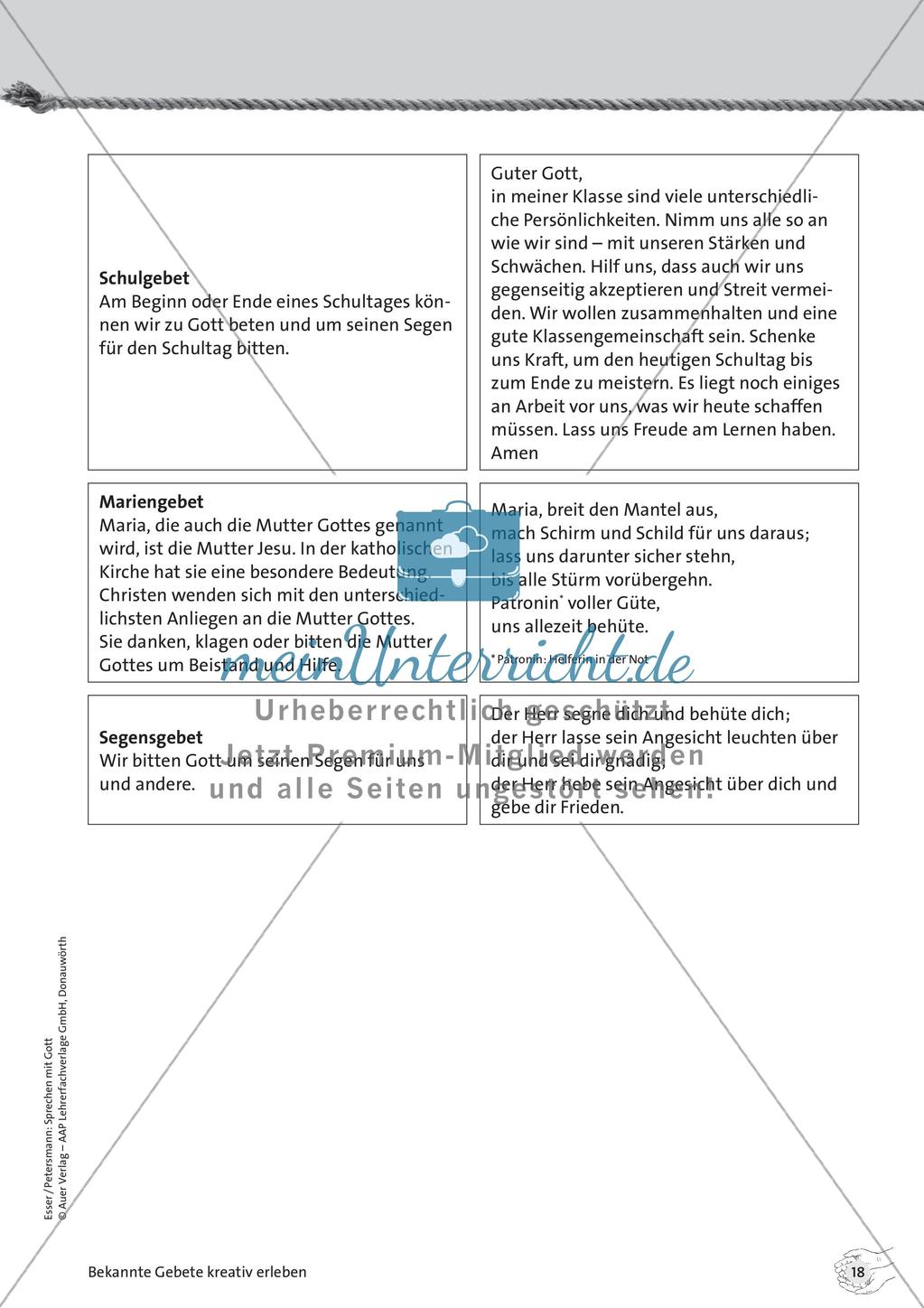 Sprechen mit Gott: Bekannte Gebete kreativ erleben Preview 20