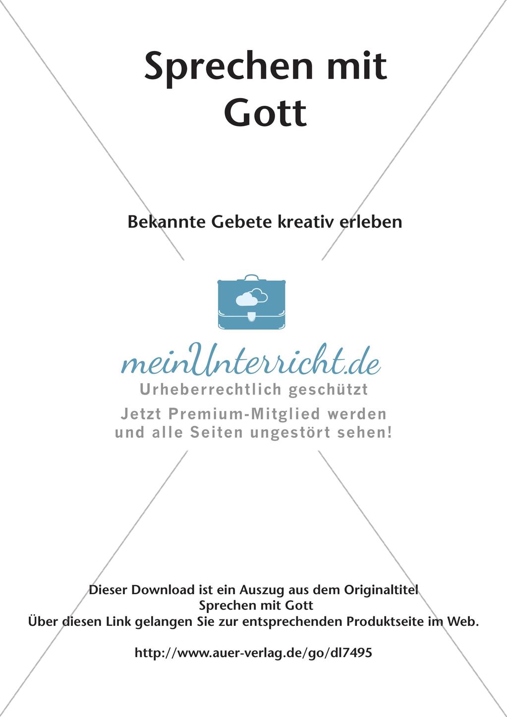 Sprechen mit Gott: Bekannte Gebete kreativ erleben Preview 2