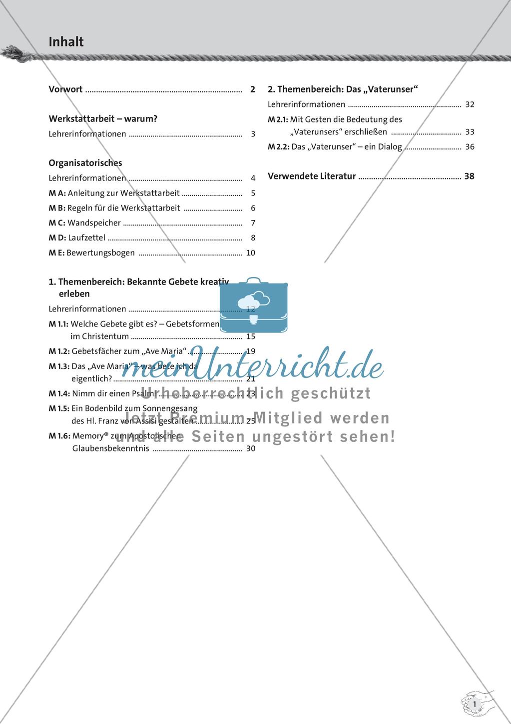 Sprechen mit Gott: Bekannte Gebete kreativ erleben Preview 3
