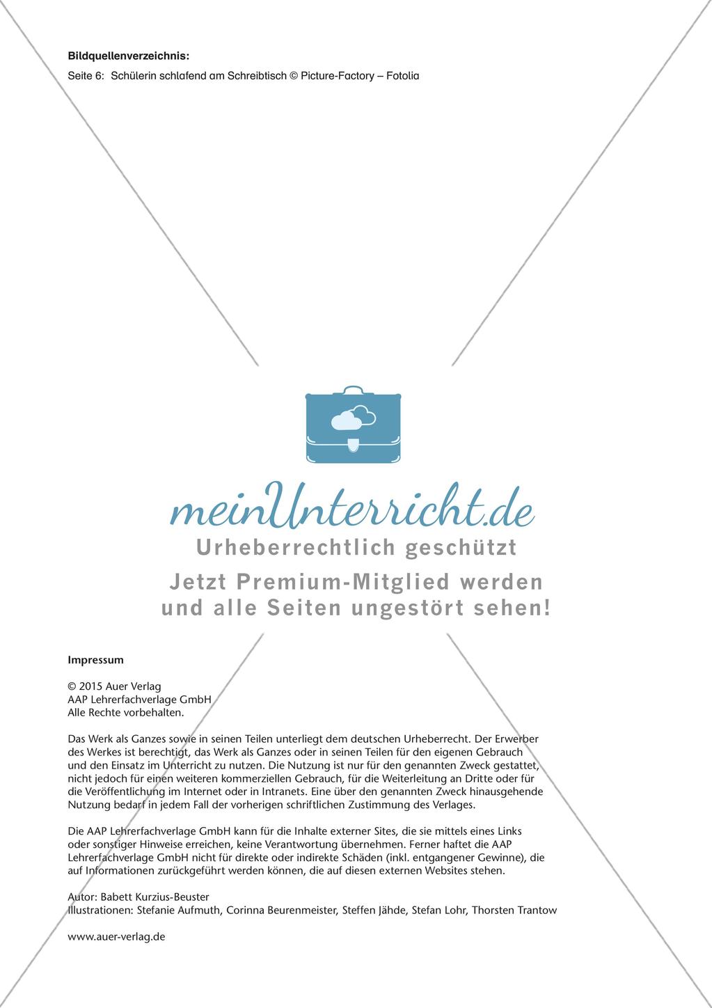Stationsarbeit Inklusion: Rund um das Verb Preview 11