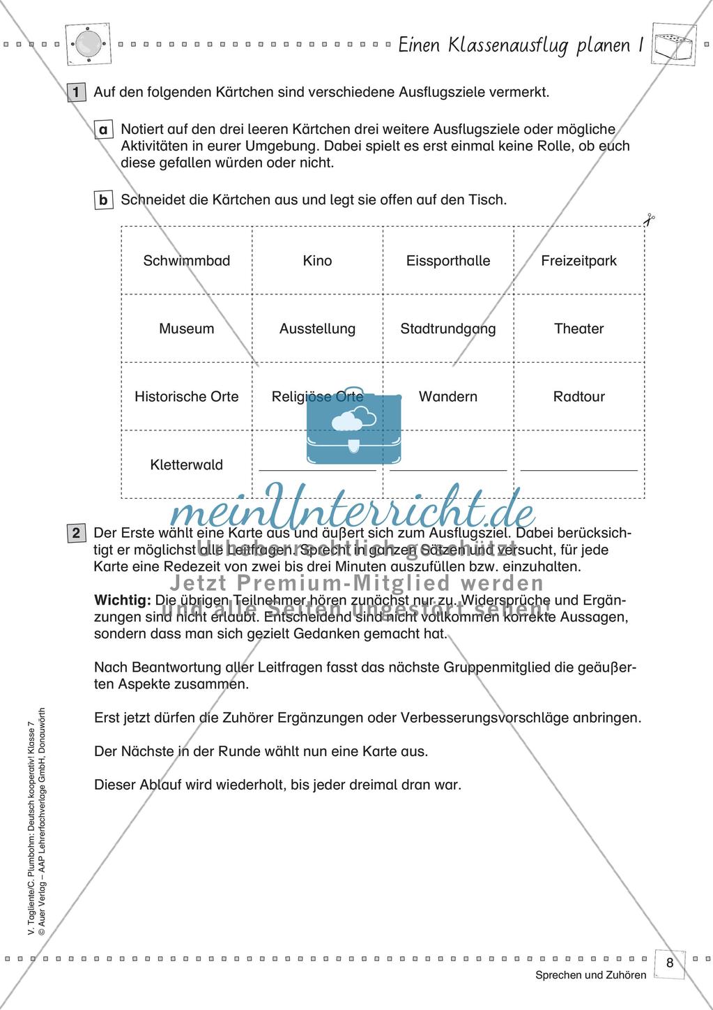 Deutsch kooperativ: Sprechen und Zuhören Preview 10