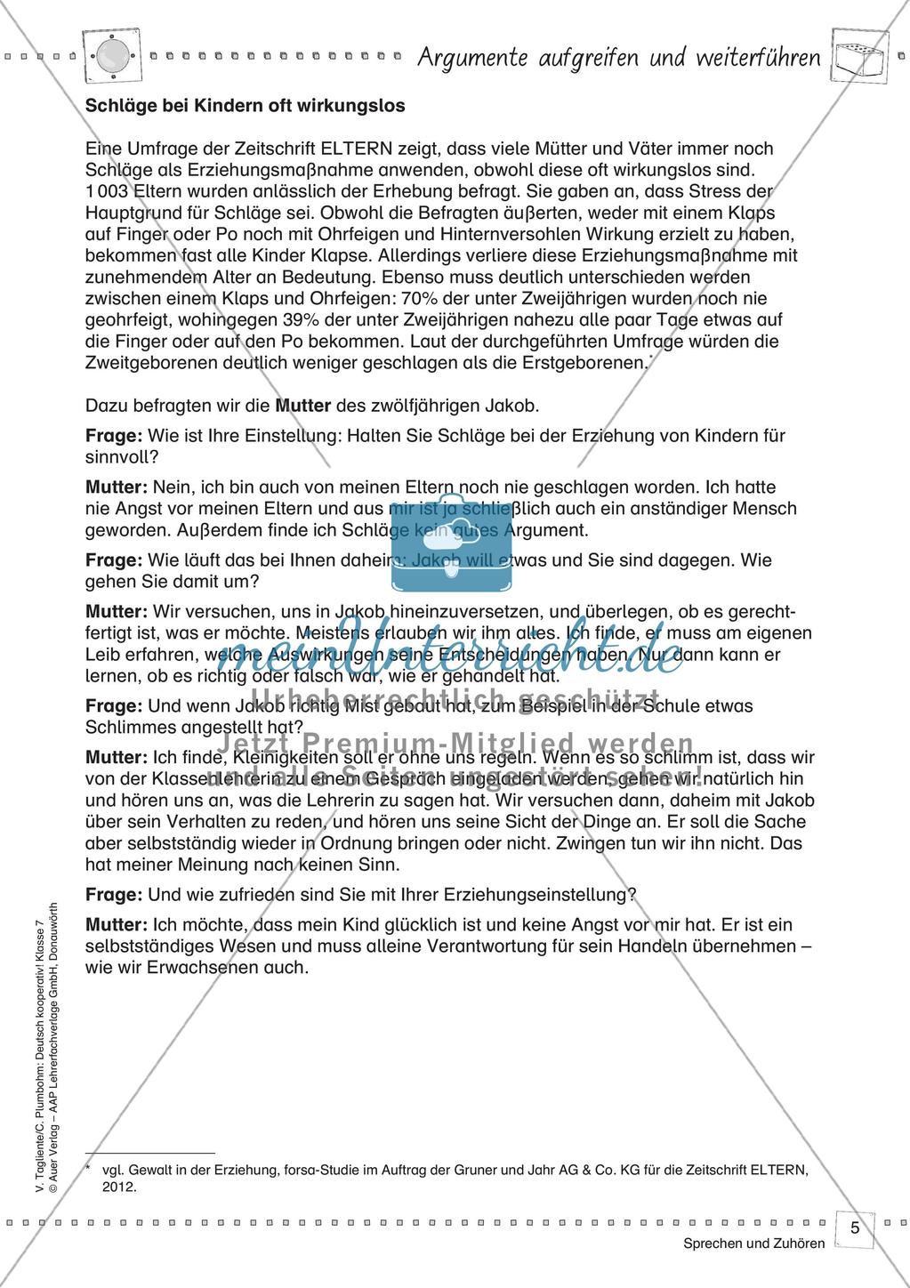 Deutsch kooperativ: Sprechen und Zuhören Preview 7