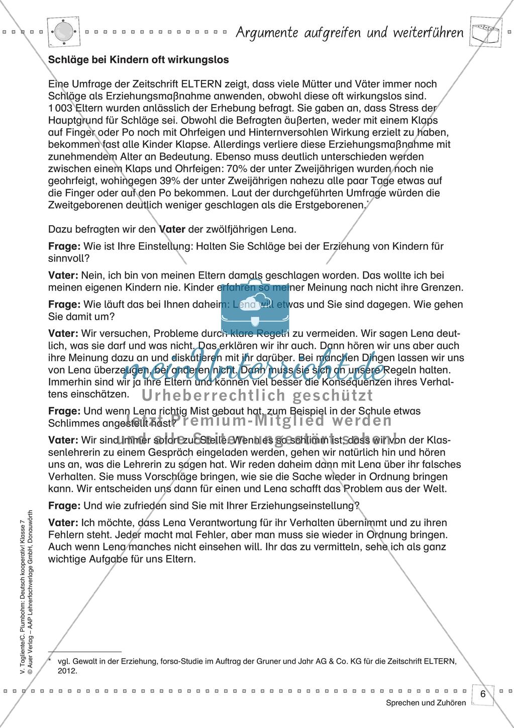 Deutsch kooperativ: Sprechen und Zuhören Preview 8