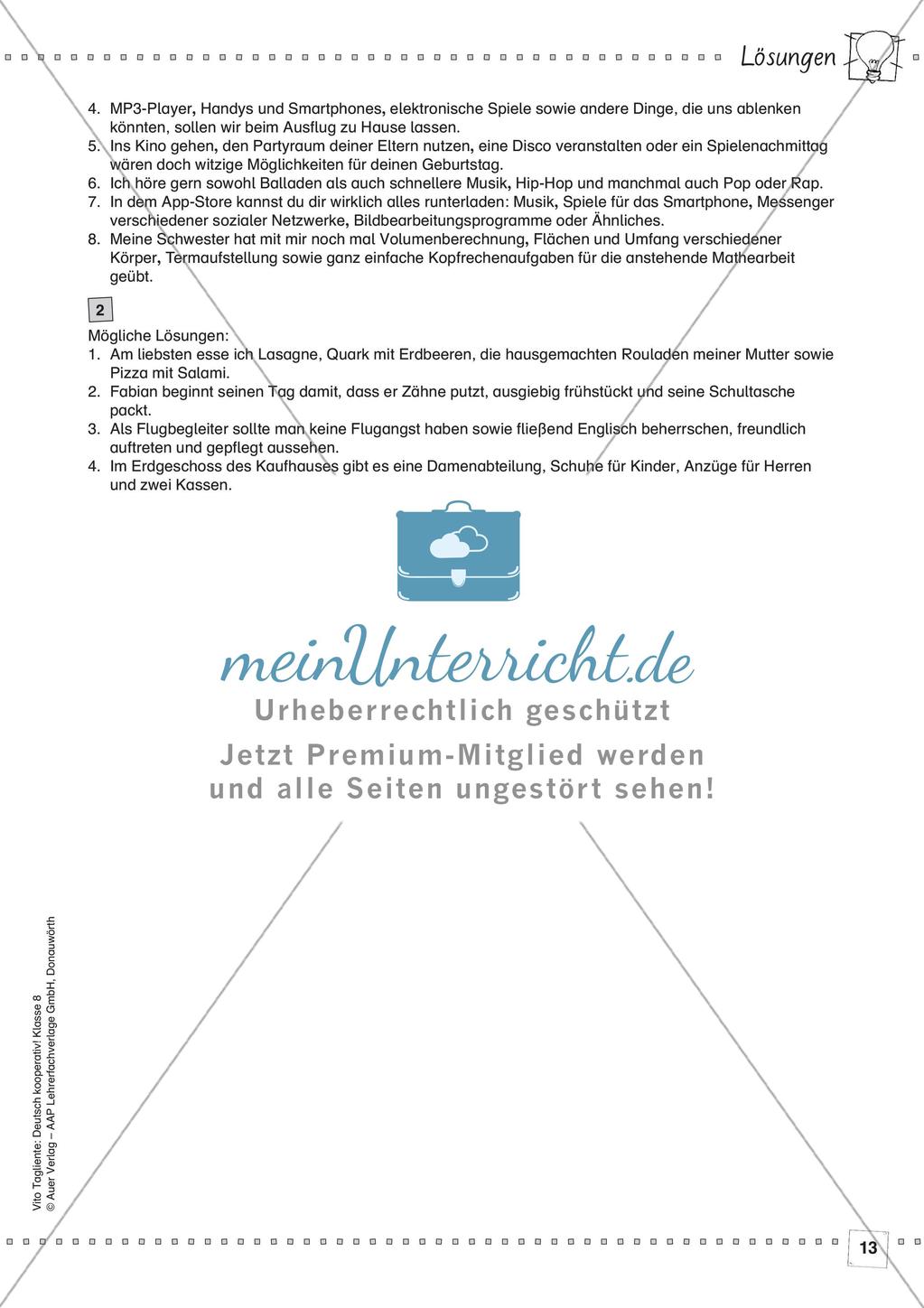 Deutsch kooperativ: Kommasetzung üben Preview 15