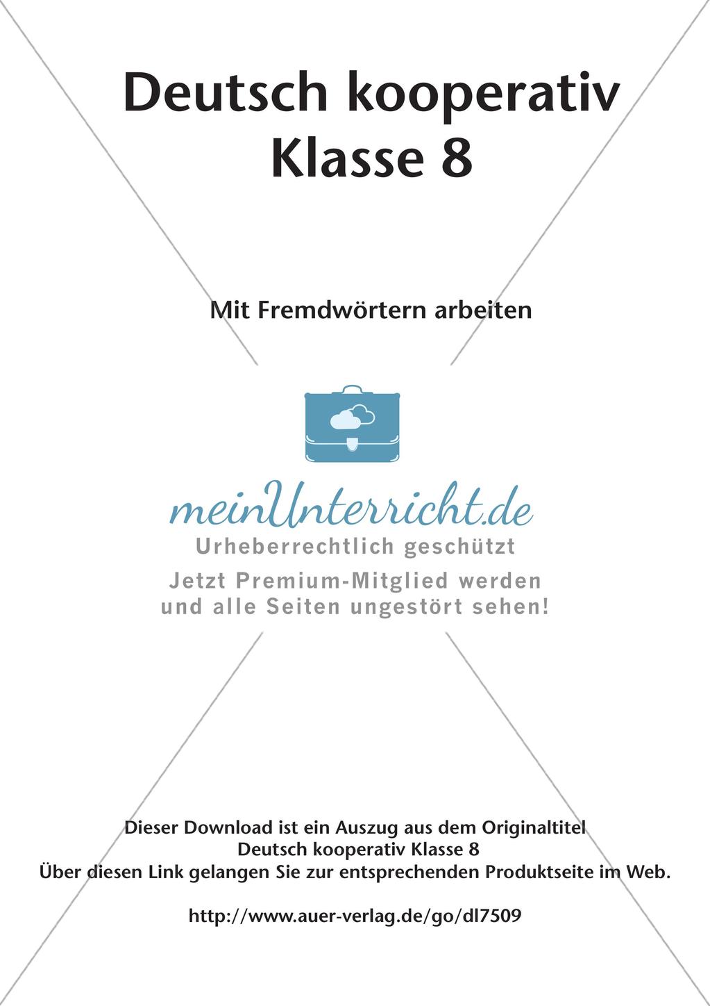 Mit Fremdwörtern umgehen Preview 2