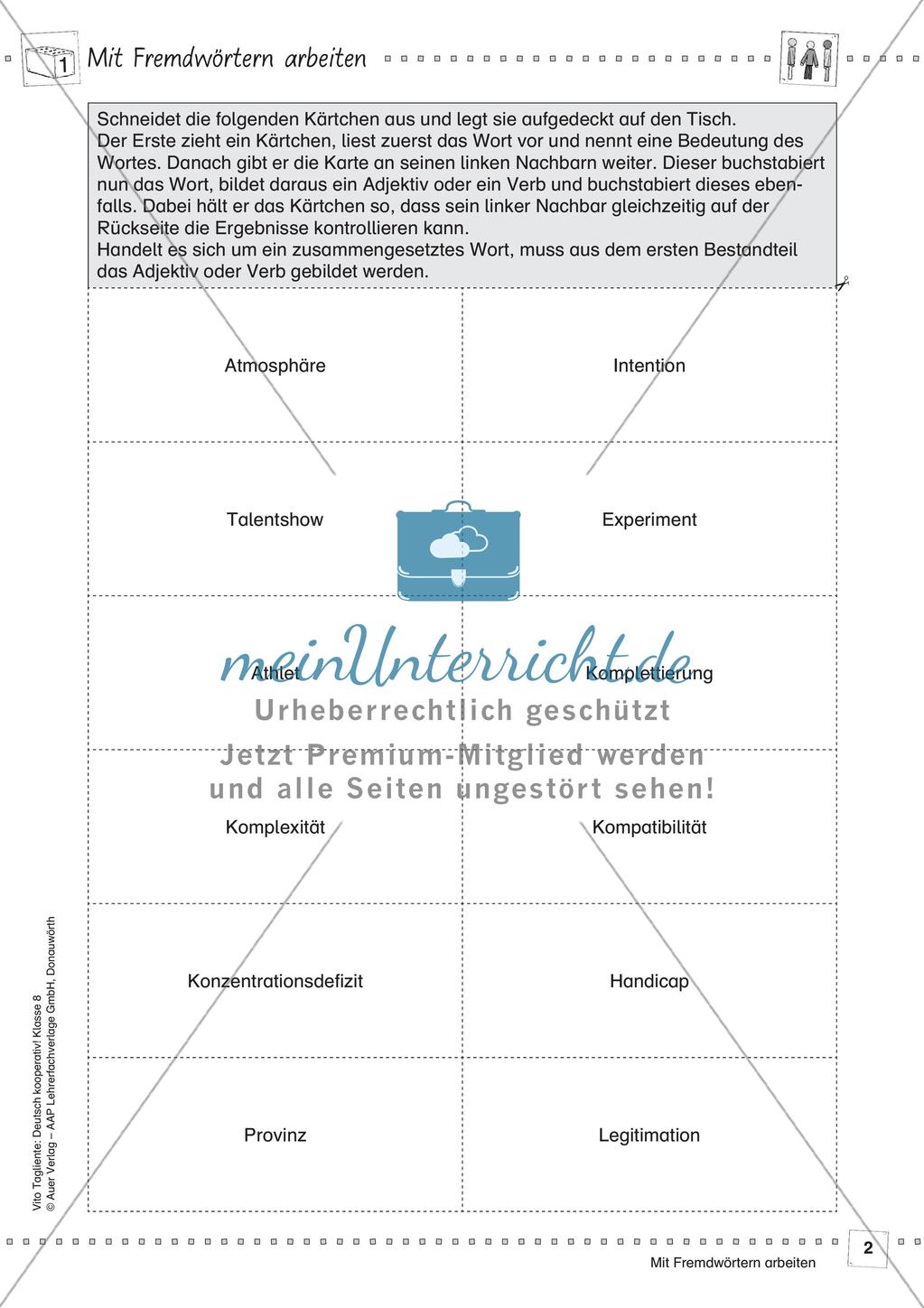 Mit Fremdwörtern umgehen Preview 4