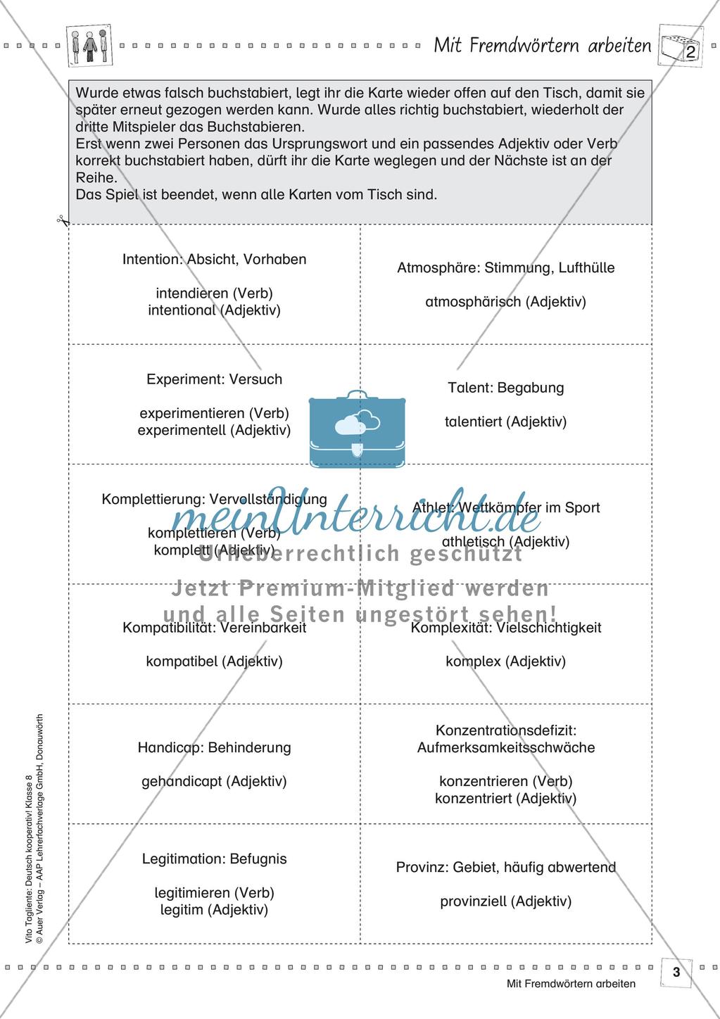 Mit Fremdwörtern umgehen Preview 5