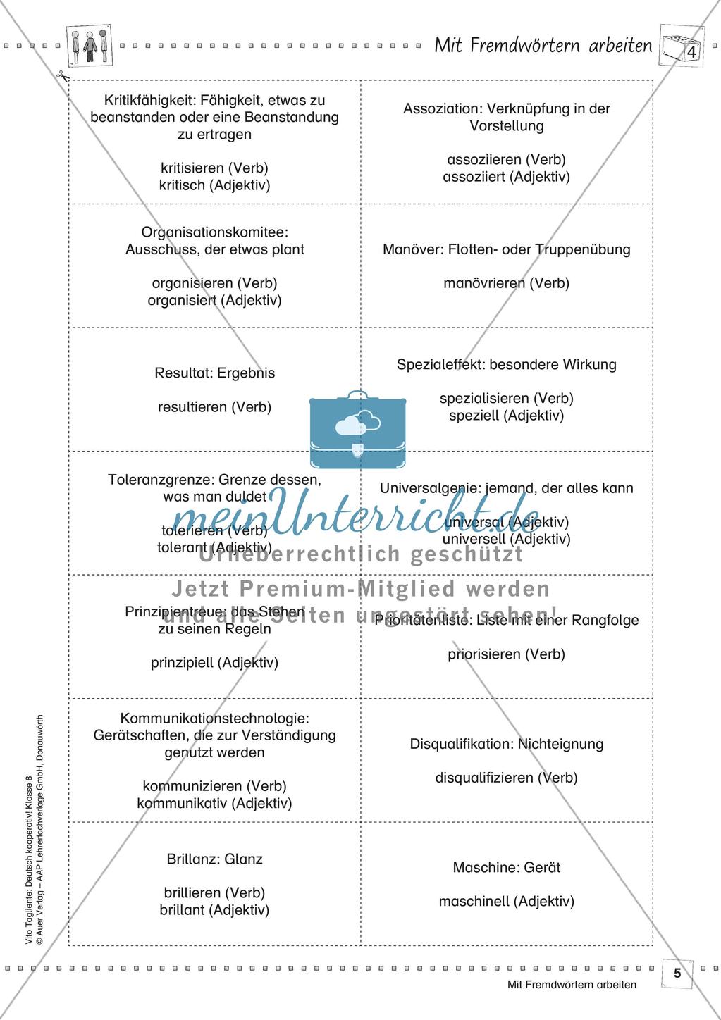 Mit Fremdwörtern umgehen Preview 7