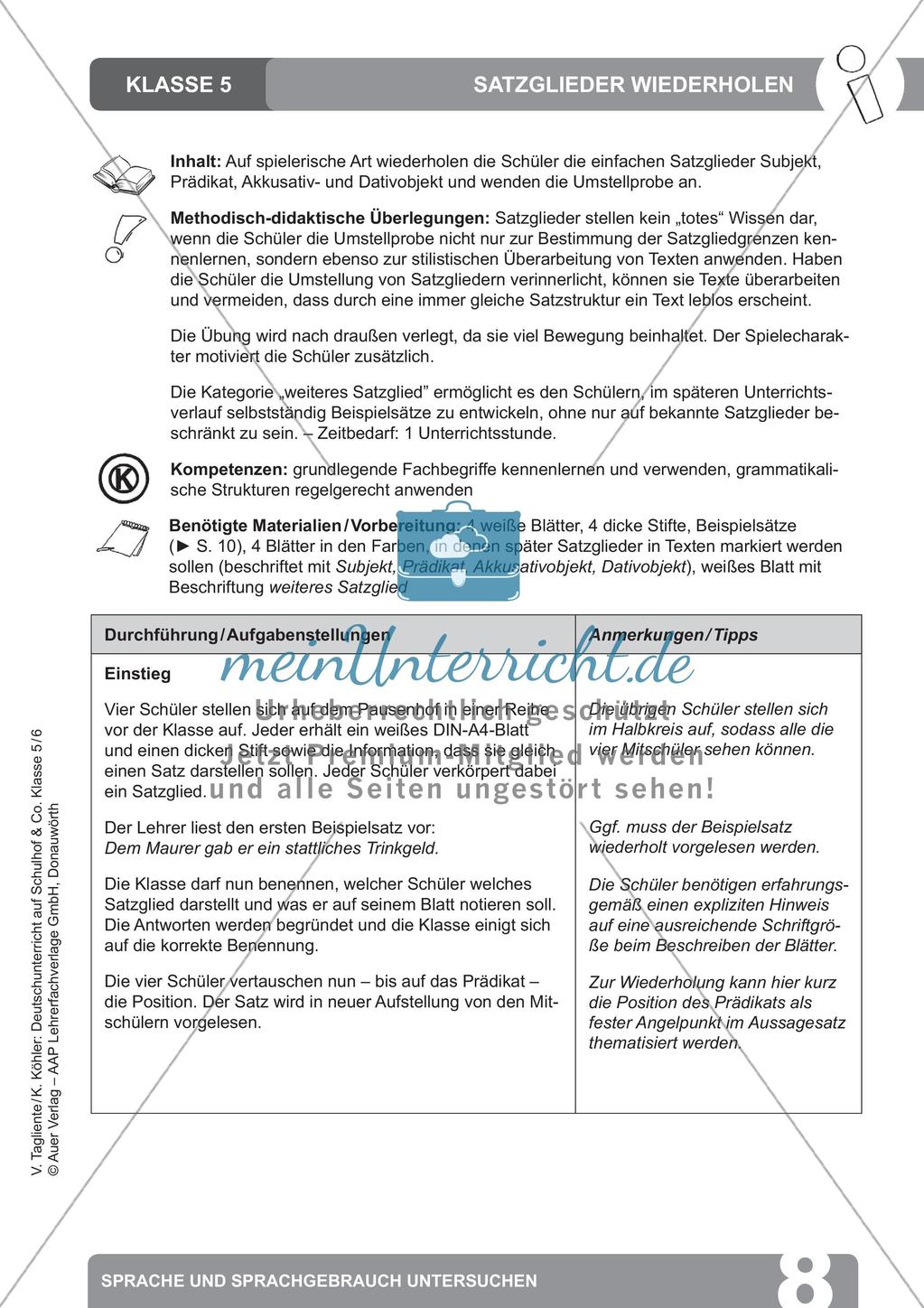Deutsch auf dem Schulhof: Sprache und Sprachgebrauch untersuchen Preview 10