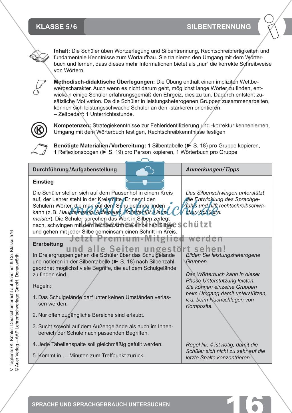 Deutsch auf dem Schulhof: Sprache und Sprachgebrauch untersuchen Preview 18
