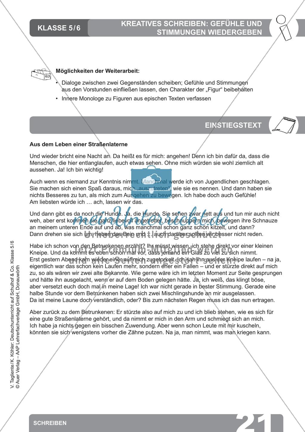 Deutsch auf dem Schulhof: Schreiben Preview 23