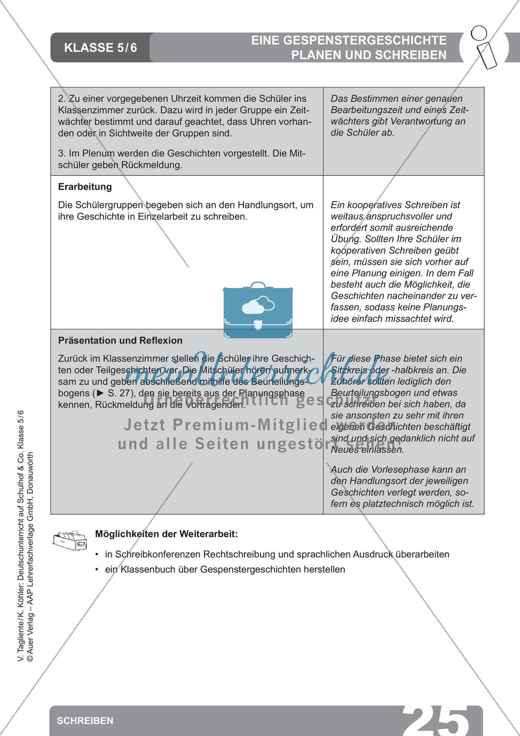 Deutsch auf dem Schulhof: Schreiben Preview 27