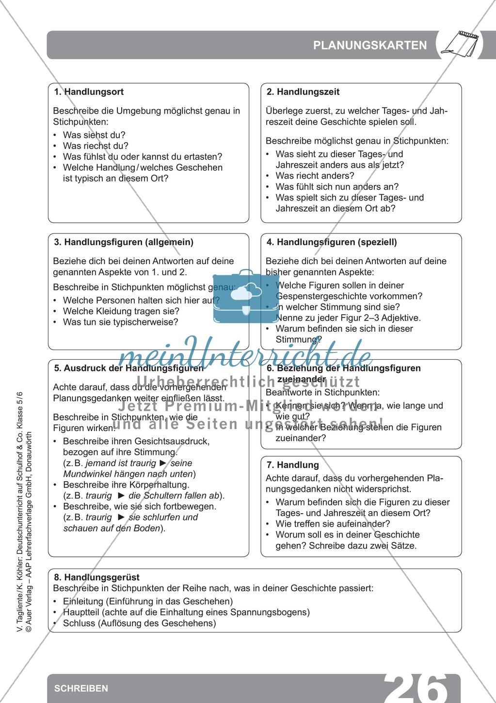 Deutsch auf dem Schulhof: Schreiben Preview 28