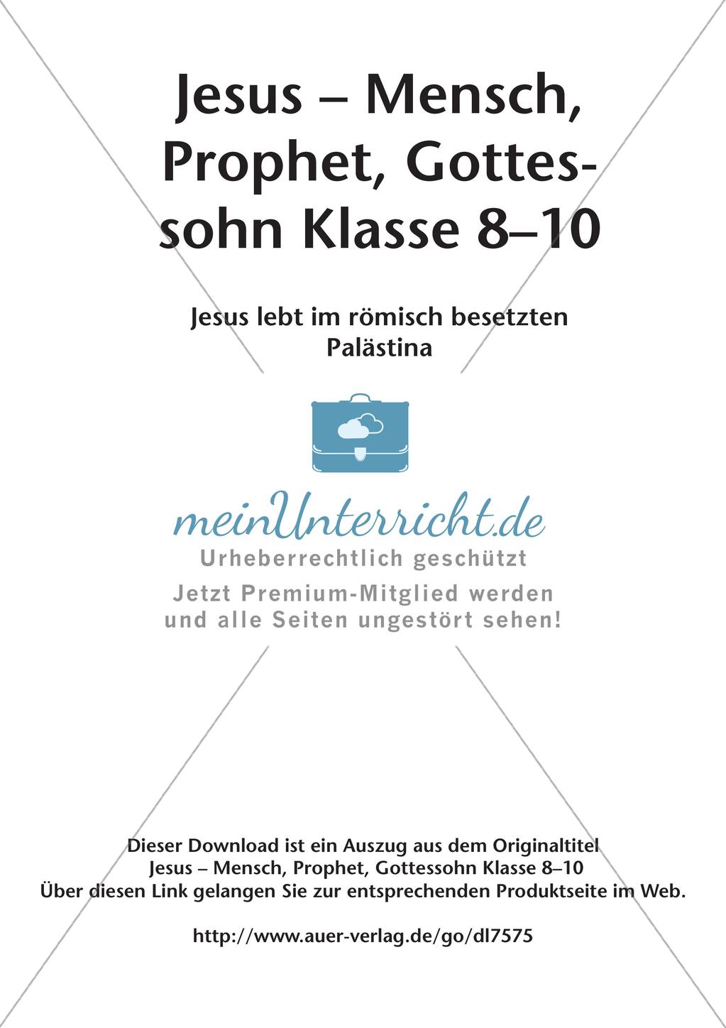 Jesus im römisch besetzten Palästina Preview 2