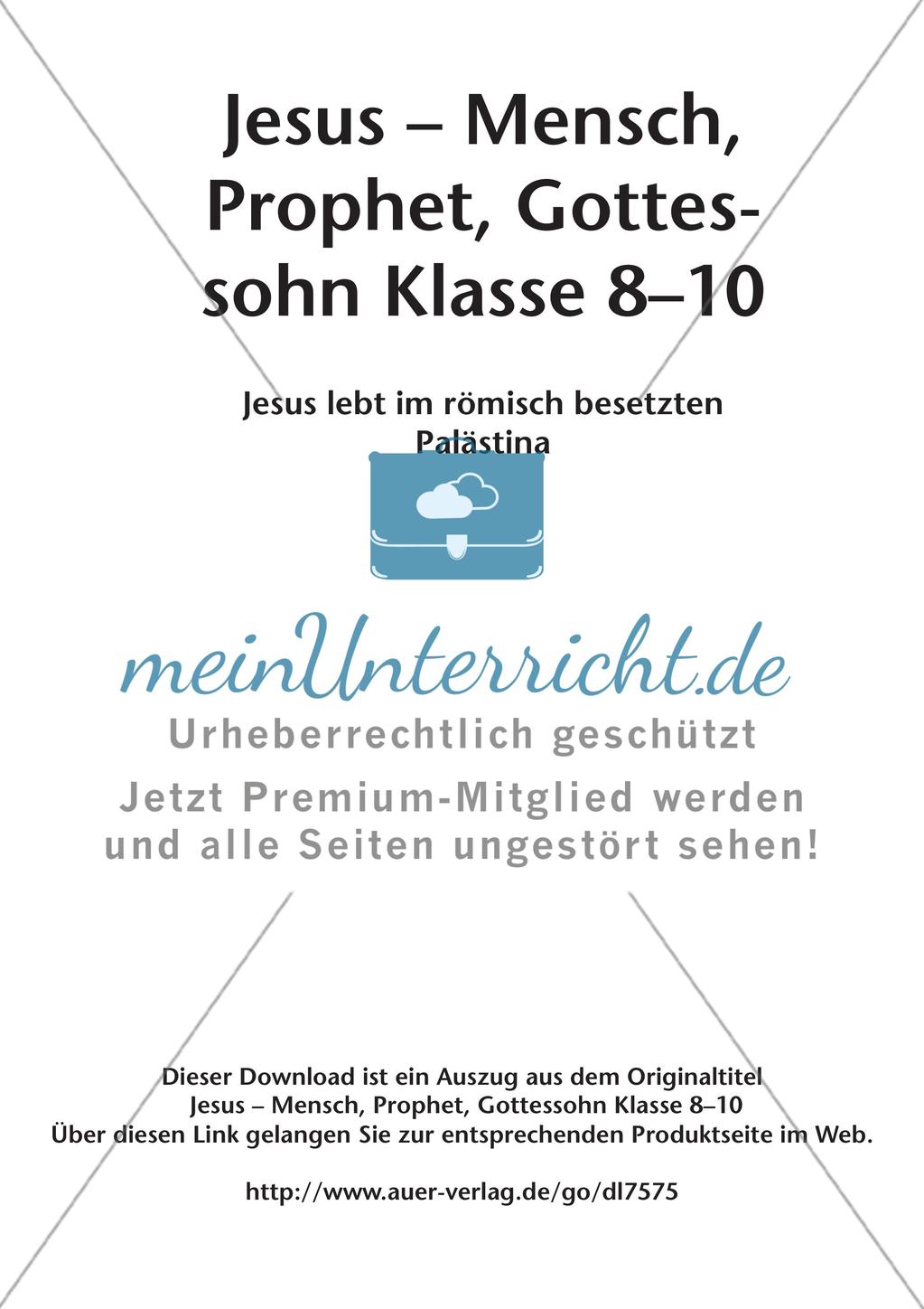 Jesus im römisch besetzten Palästina Preview 2