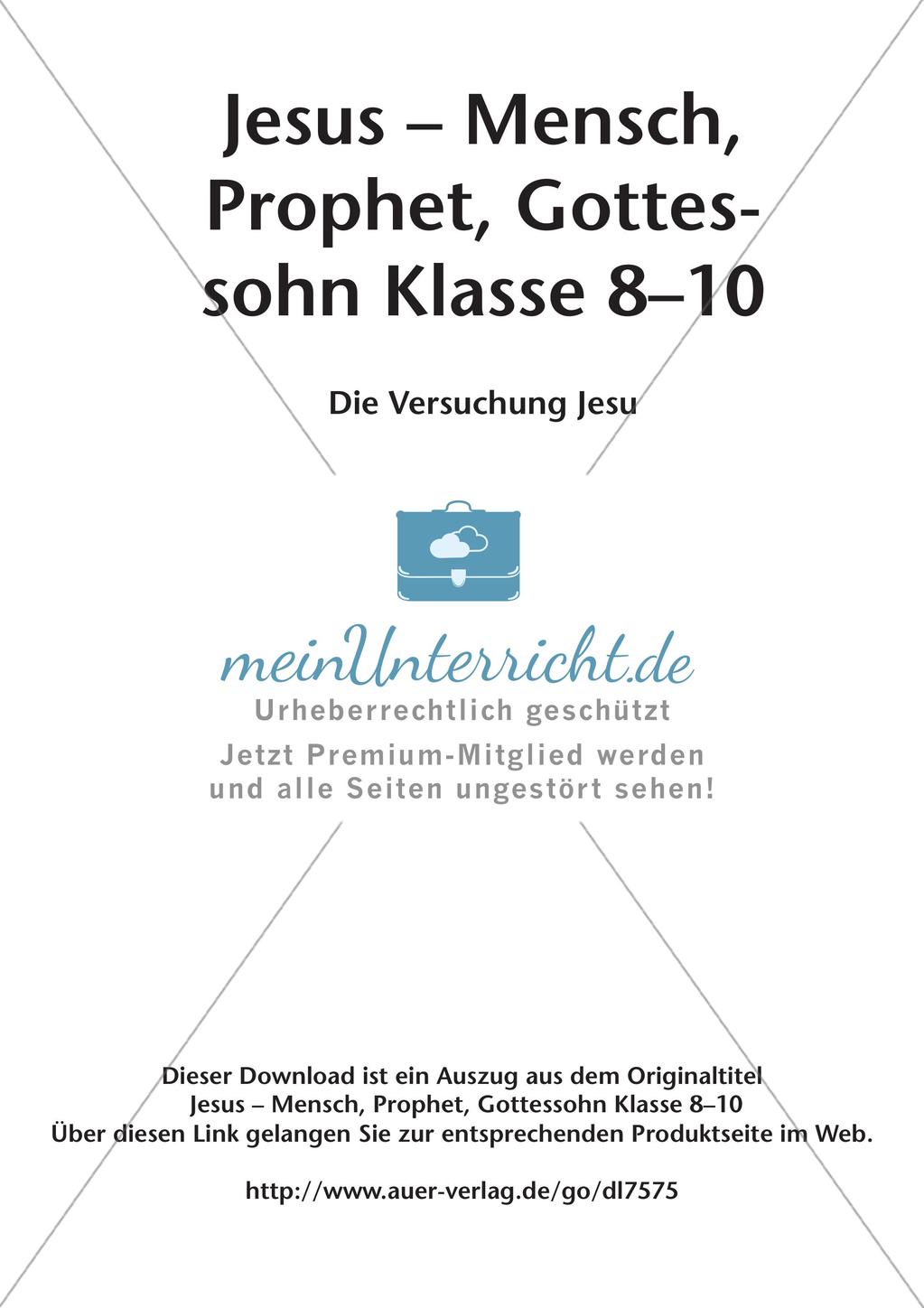 Die Versuchung Jesu Preview 2