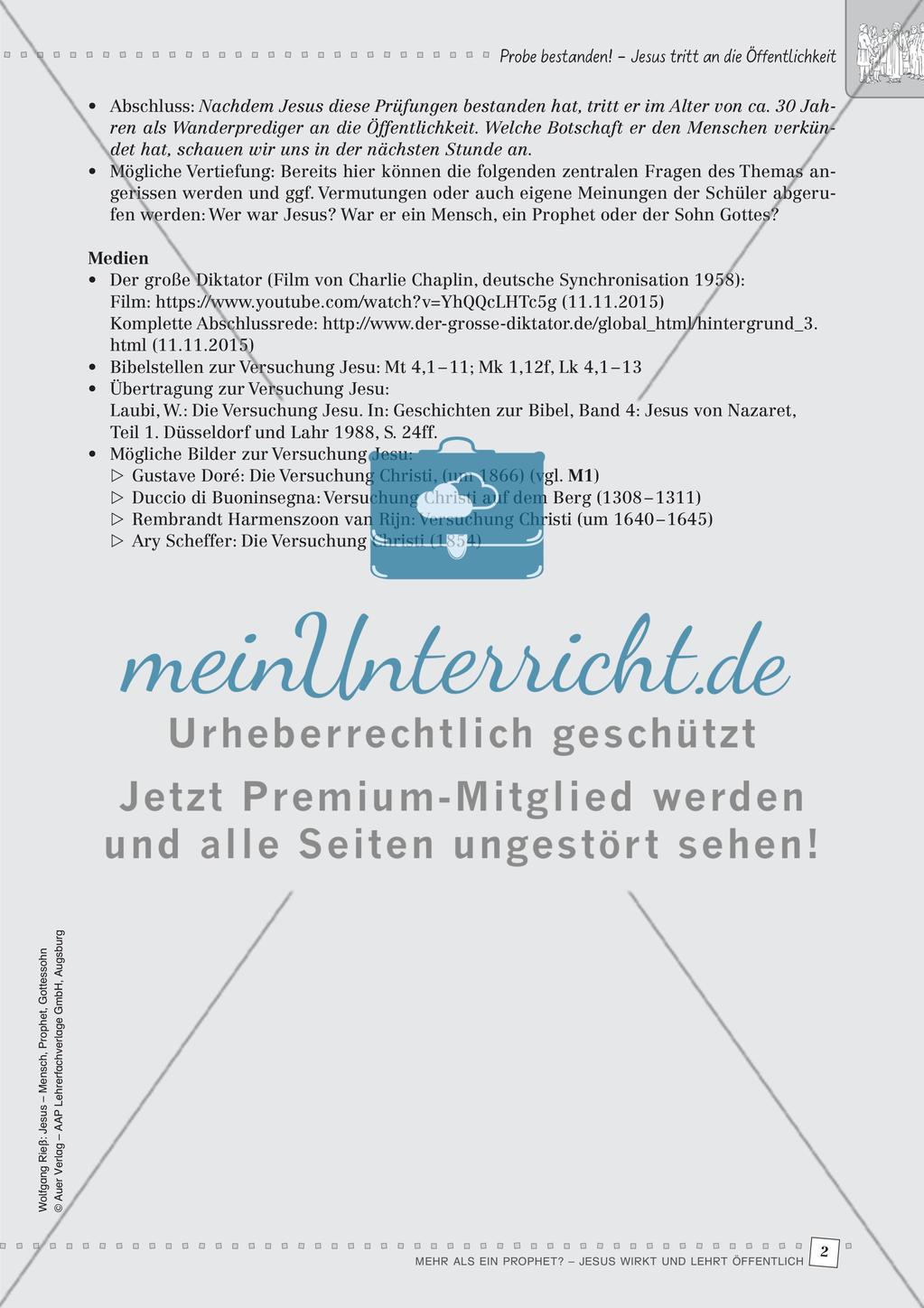 Die Versuchung Jesu Preview 4