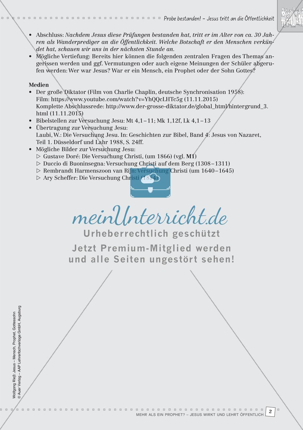 Die Versuchung Jesu Preview 4