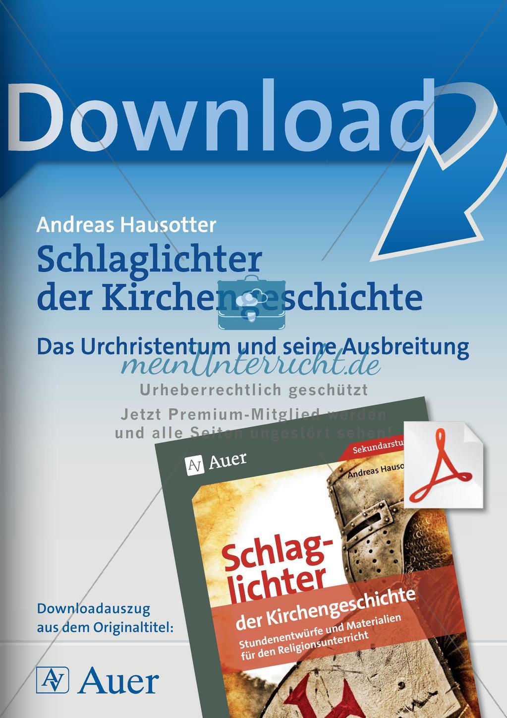 Kirchengeschichte: Das Urchristentum und seine Ausbreitung Preview 1