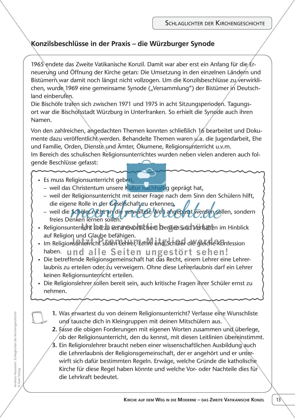 Kirchengeschichte: Das Zweite Vatikanische Konzil Preview 15