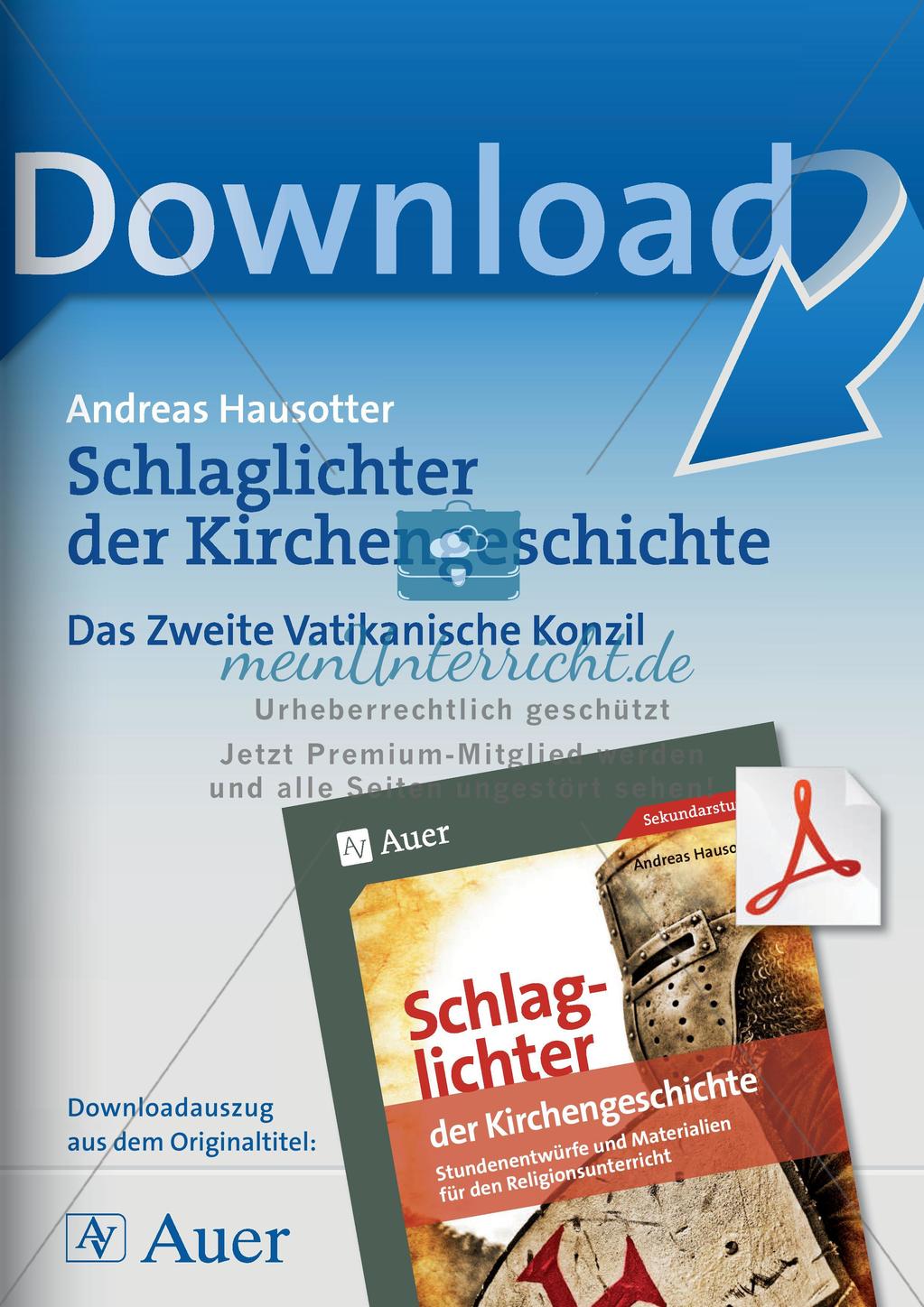 Kirchengeschichte: Das Zweite Vatikanische Konzil Preview 1