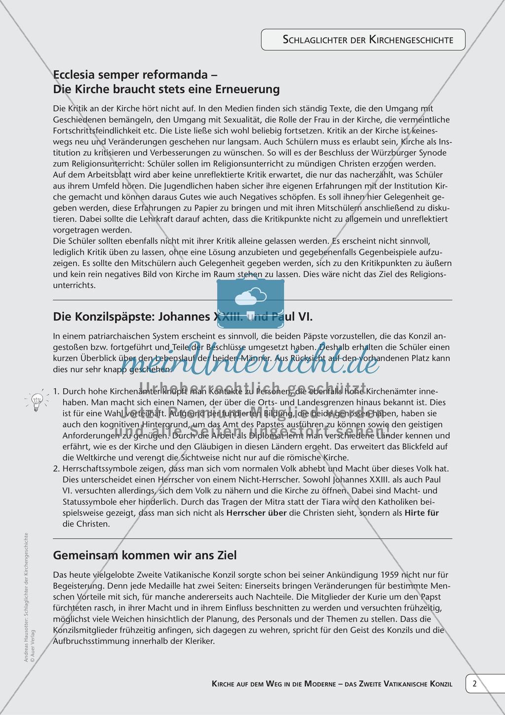 Kirchengeschichte: Das Zweite Vatikanische Konzil Preview 4