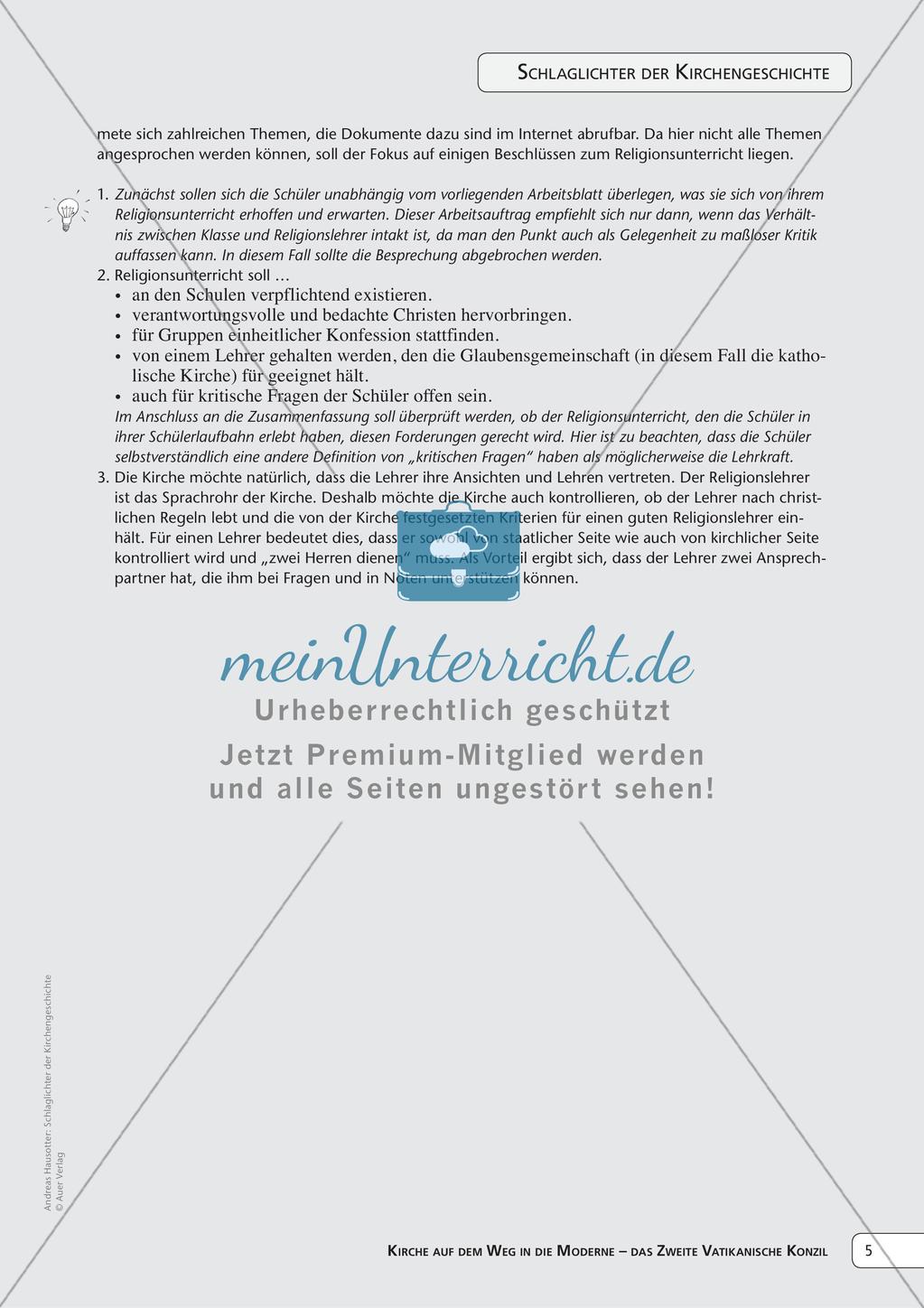 Kirchengeschichte: Das Zweite Vatikanische Konzil Preview 7