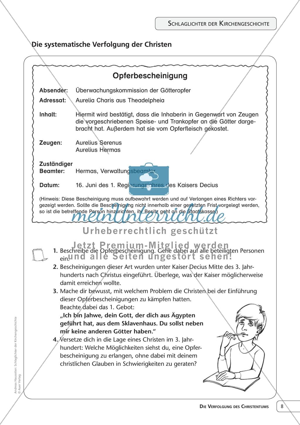 Kirchengeschichte: Die Verfolgung des Christentums Preview 10