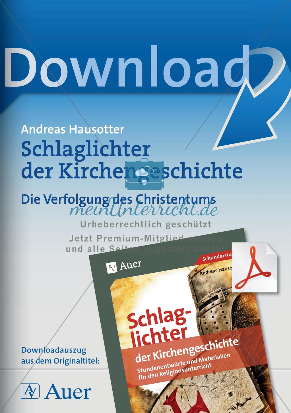 Kirchengeschichte: Die Verfolgung des Christentums Preview 1