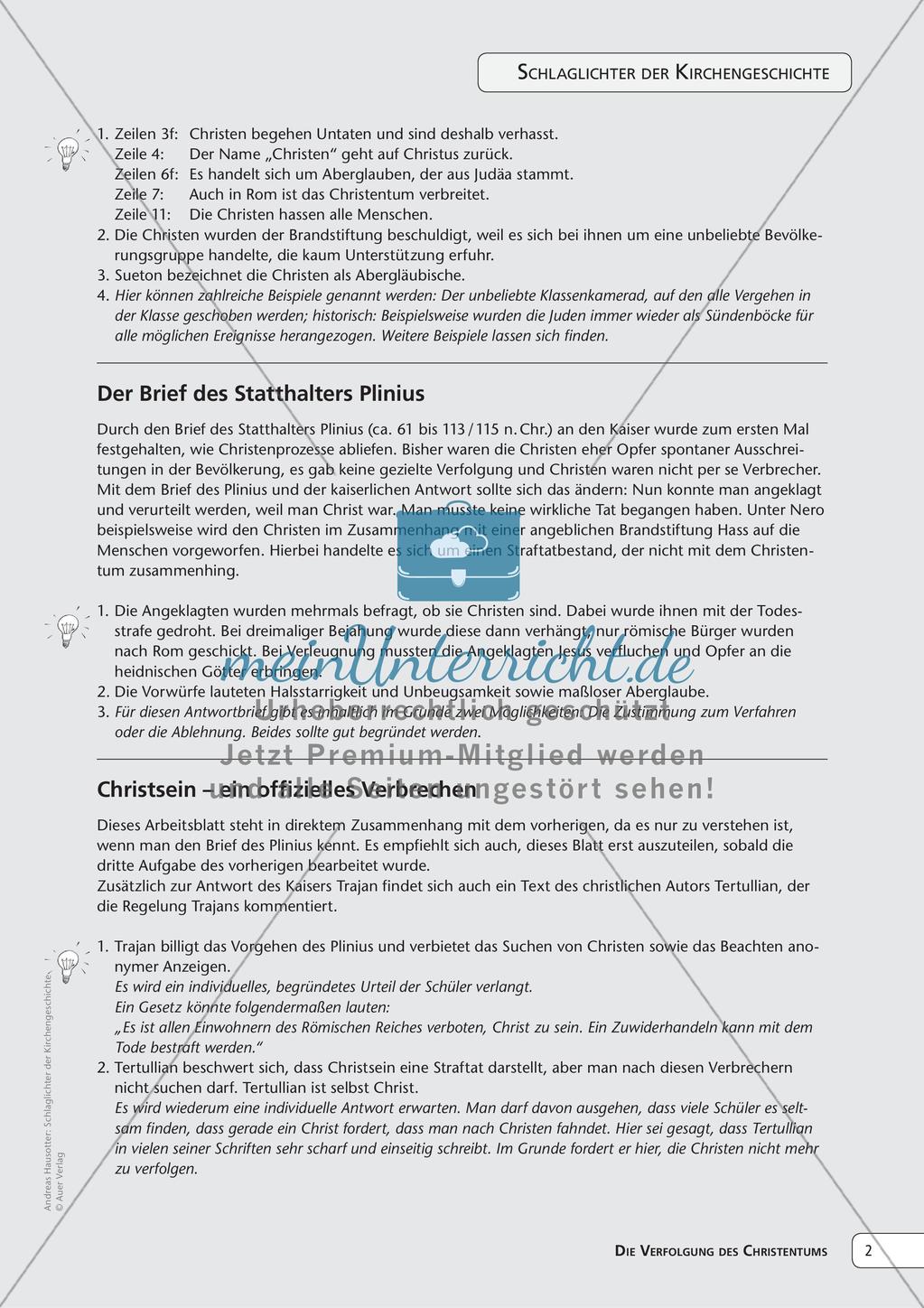 Kirchengeschichte: Die Verfolgung des Christentums Preview 4