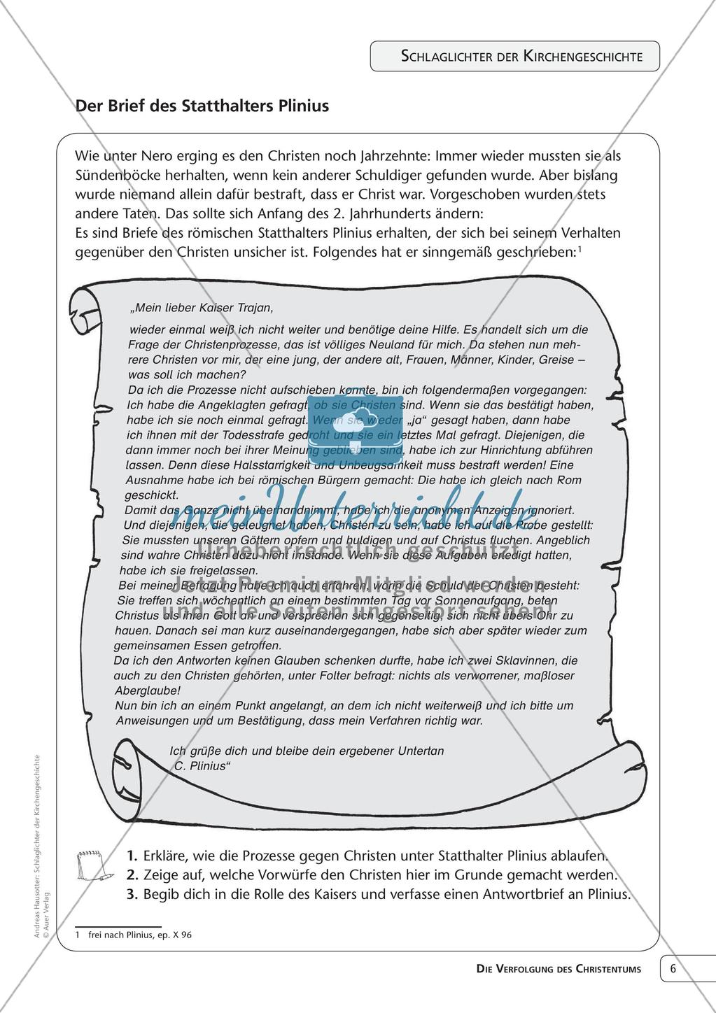 Kirchengeschichte: Die Verfolgung des Christentums Preview 8