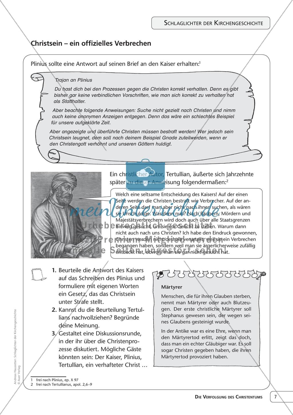 Kirchengeschichte: Die Verfolgung des Christentums Preview 9