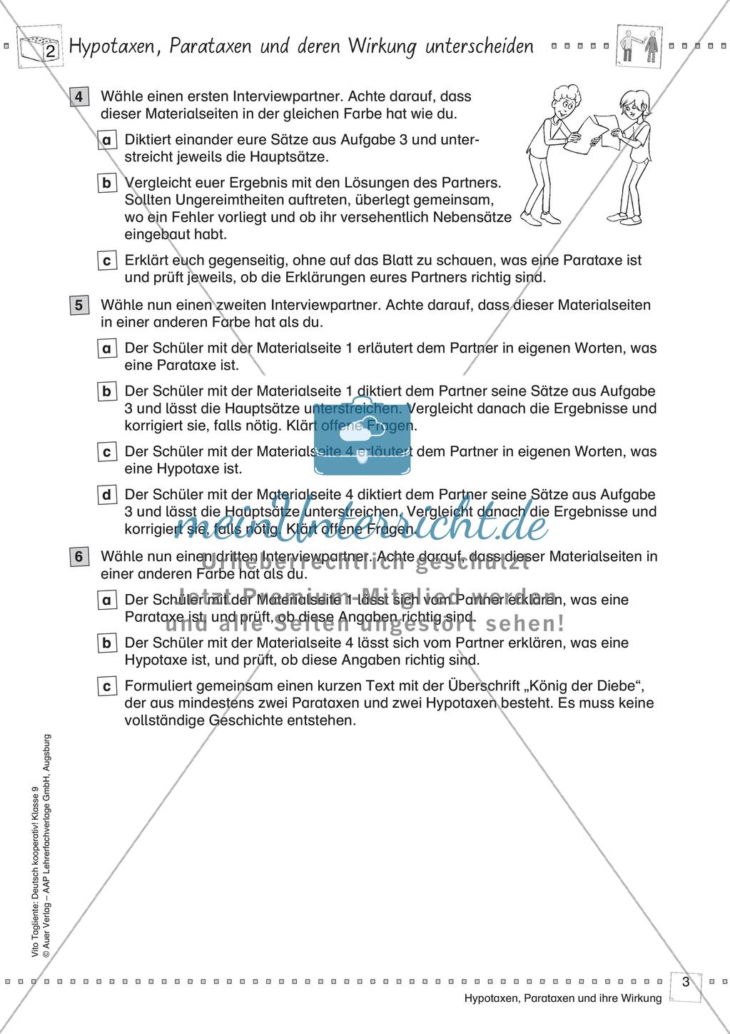 Kooperativ: Hypotaxen und Parataxen Preview 5