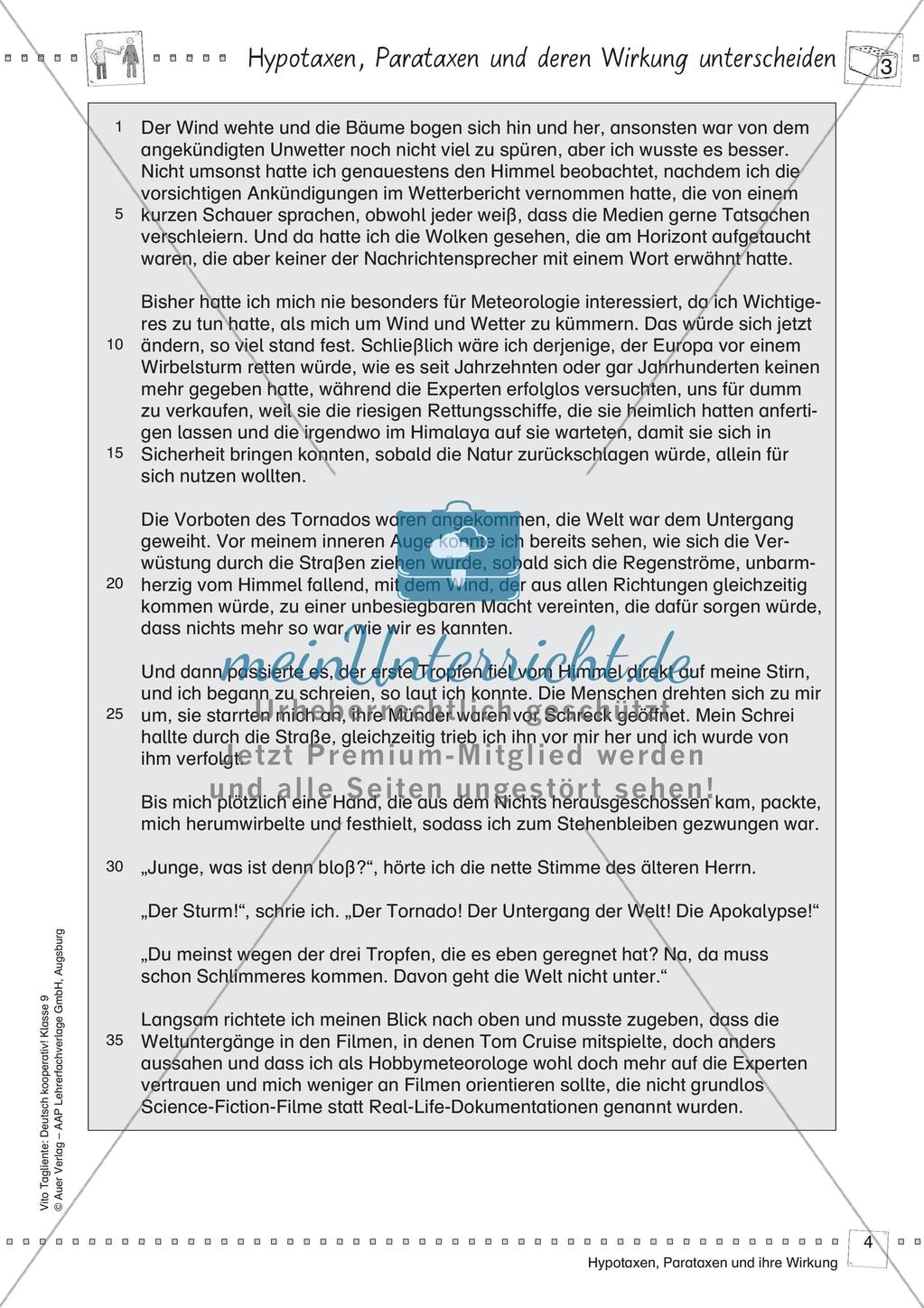 Kooperativ: Hypotaxen und Parataxen Preview 6