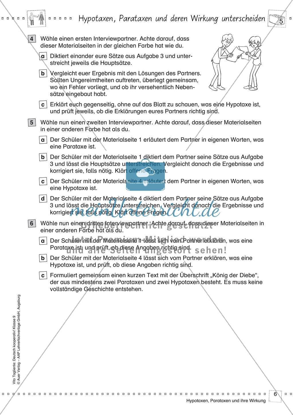 Kooperativ: Hypotaxen und Parataxen Preview 8