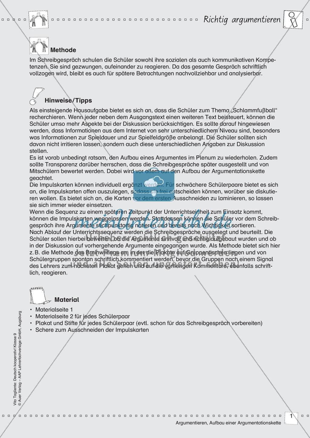 Kooperativ: Argumentieren Preview 3