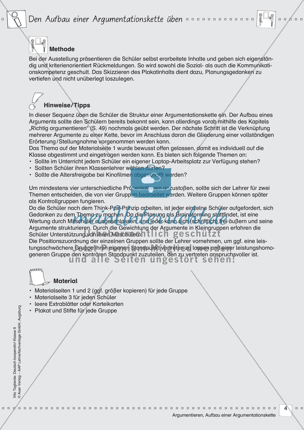 Kooperativ: Argumentieren Preview 6