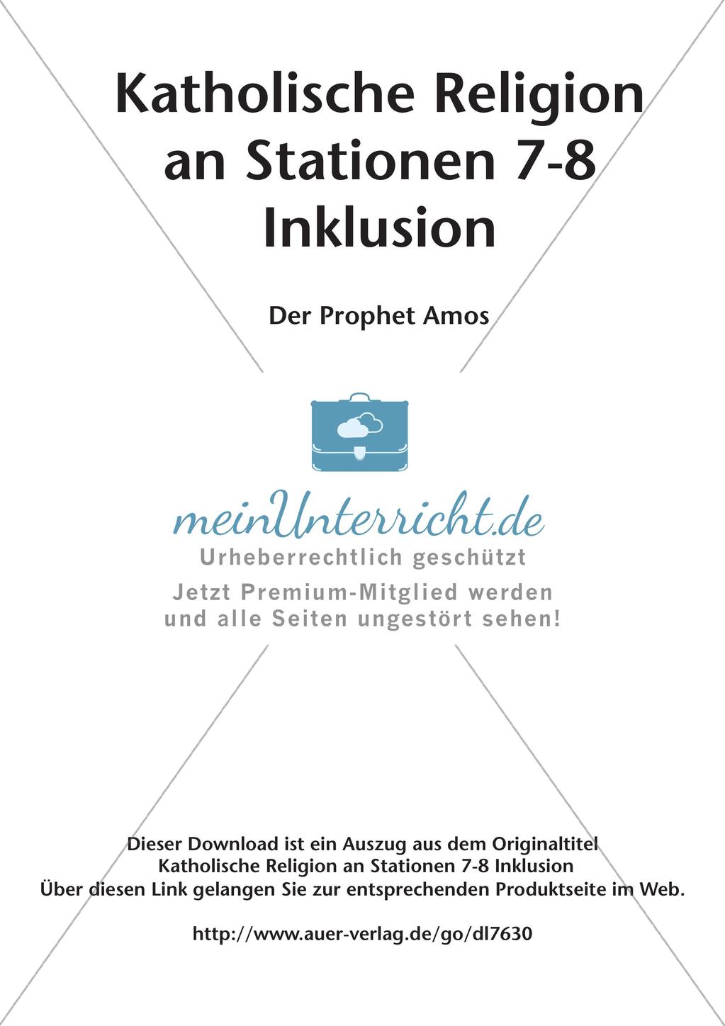 Der Prophet Amos Preview 2