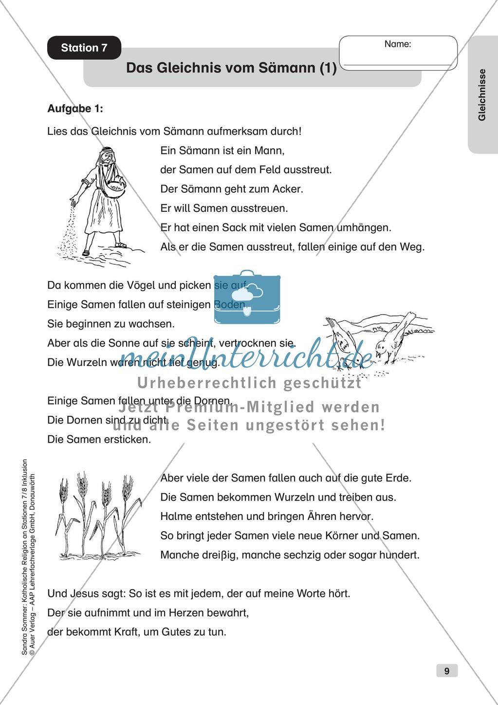 Kennenlernen von Gleichnissen Preview 11