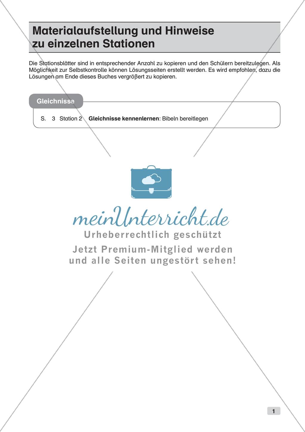 Kennenlernen von Gleichnissen Preview 3