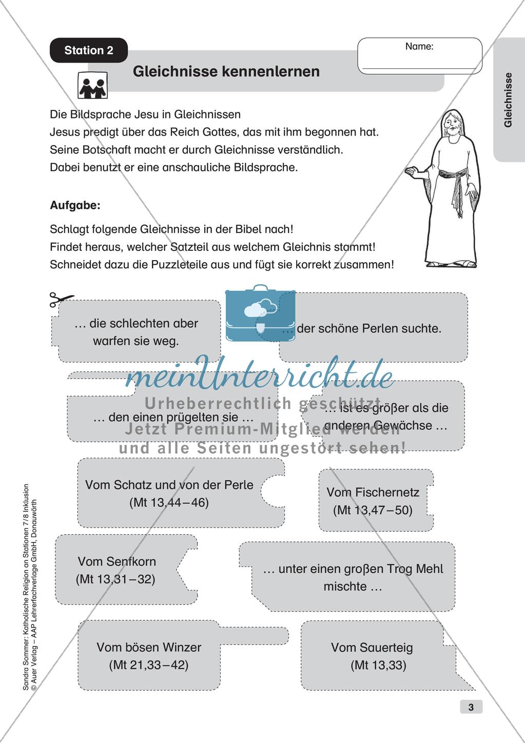Kennenlernen von Gleichnissen Preview 5