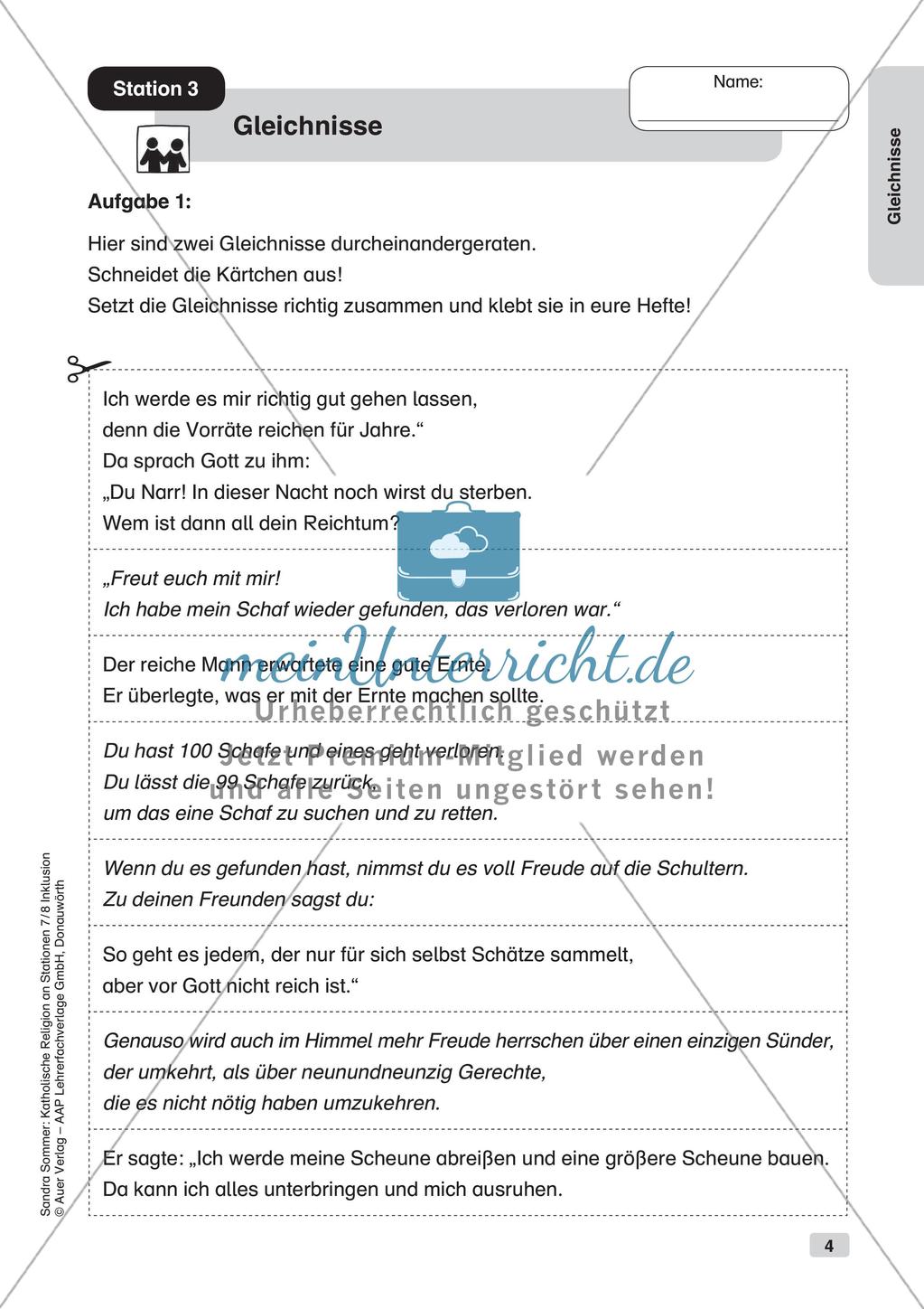 Kennenlernen von Gleichnissen Preview 6