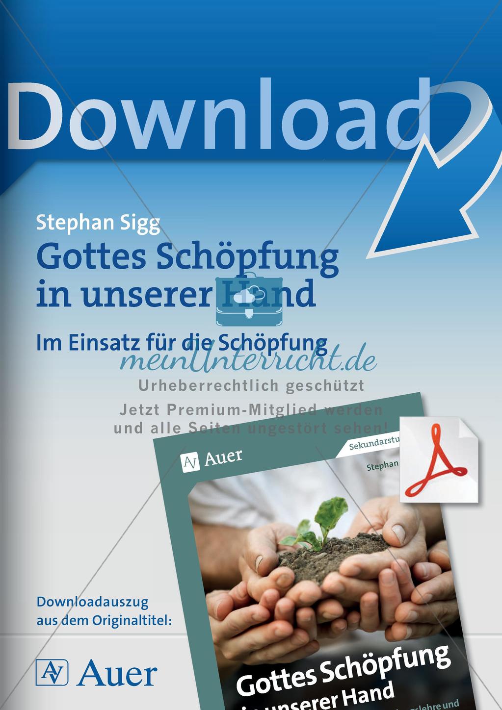 Im Einsatz für die Schöpfung Preview 1