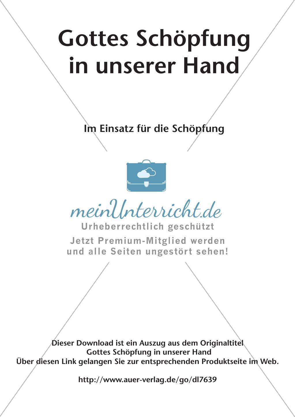 Im Einsatz für die Schöpfung Preview 2